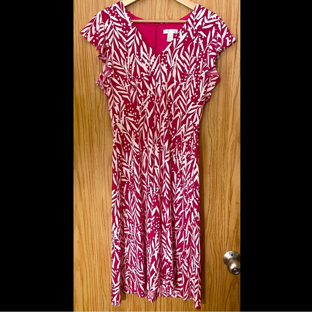 Zuma Ruffle Sleeve Midi Dress